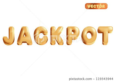 Jackpot Prize Sale 3D editable text effect, suitable for promotion, product, headline 119343944