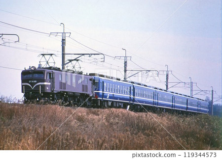 New Year's special train running on the Narita Line 119344573