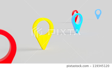 The Check point for travel or applications concept 3d rendering. The Check point for travel or applications concept 3d rendering. 119345120