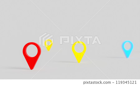 The Check point for travel or applications concept 3d rendering. The Check point for travel or applications concept 3d rendering. 119345121