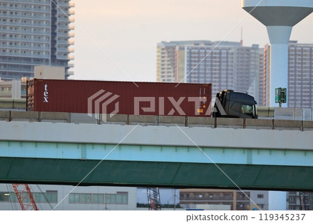 Trailer truck Trailer truck 119345237