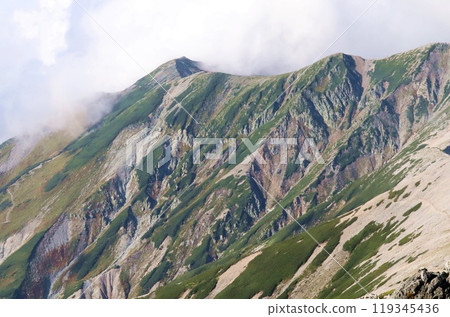 The slopes of the Tateyama mountain range 119345436