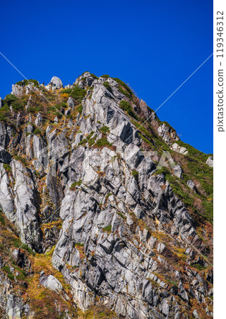 [Nagano Prefecture] Senjojiki Cirque and Mt. Hoken in autumn 119346312