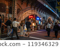 東京夜間鐵道警衛下的風景－拍攝美食餐廳、上班族等下班回家的背影 119346329