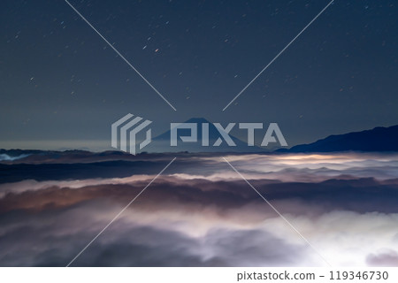 【長野縣】秋天的富士山和大片雲海、高博奇高原 【長野縣】秋天的富士山和大片雲海、高博奇高原 119346730