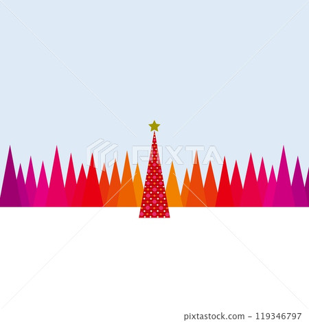 Christmas tree white space gradation Christmas tree white space gradation 119346797