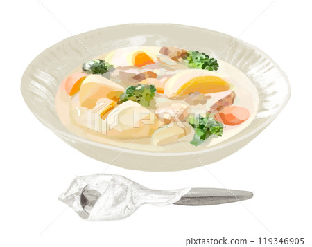 奶油燉菜（用湯匙） 119346905