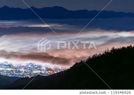 【長野縣】秋季的南阿爾卑斯山、大片雲海、高博奇高原 119346926