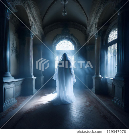 Ghost, specter, spirit, Halloween ghost, scary ghost, transparent, ghost story, poltergeist, spooky, apparition, haunted house, ghost costume, ghost festival, soul of the dead, ghost sounds, wandering 119347978