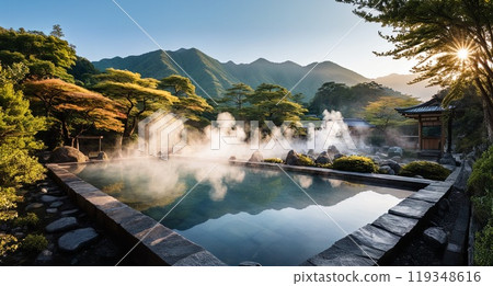 露天浴池/豐富的自然風光 119348616