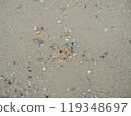 Sand on beach for background 119348697
