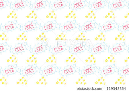 Cute line doodle seamless pattern Cute line doodle seamless pattern 119348864