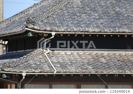 日本的瓦屋頂 日本的瓦屋頂 119349014