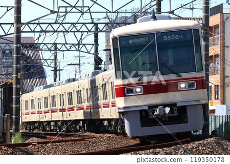 [Shin-Keisei] 8800 series ~ Chiba Line direct color reproduction train ~ (Shin-Keisei Line: Kamihongo ~ Matsudo-Shinden) 119350178