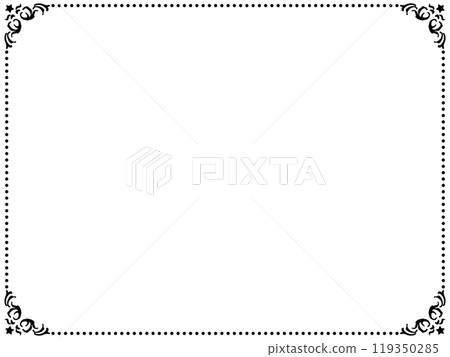 星星仿古鏡框~黑色~ 星星仿古鏡框~黑色~ 119350285