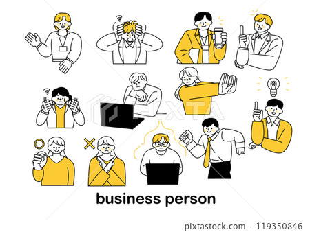 商務人士插圖集 119350846