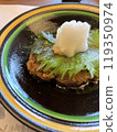 Japanese style hamburger steak 119350974