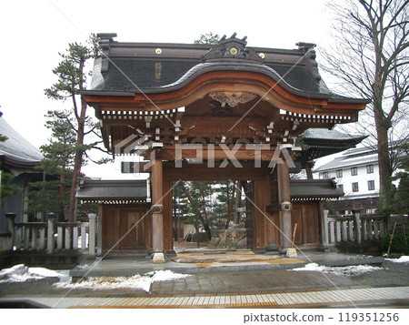 岐阜縣飛驒古川市本光寺的正門 岐阜縣飛驒古川市本光寺的正門 119351256