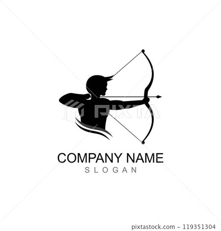 Arrow archery icon vector illustration Arrow archery icon vector illustration 119351304