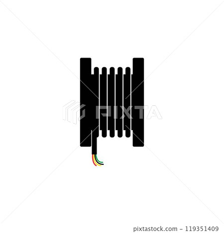 High Voltage Cable Logo Vector Template illustration design High Voltage Cable Logo Vector Template illustration design 119351409