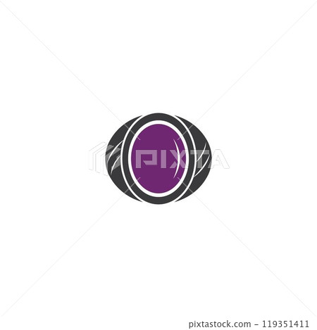 Agate rings logo vector template 119351411