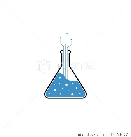 Lab logo vector. Lab logo template 119351677