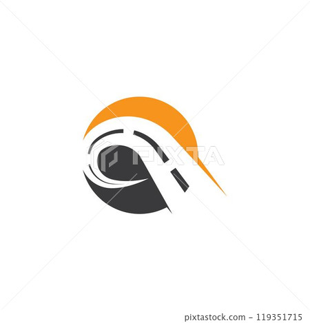 Highway logo and symbol illustration Highway logo and symbol illustration 119351715