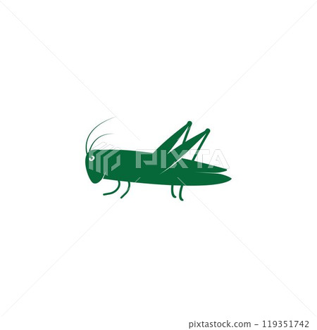 Grasshopper Logo Template vector icon 119351742