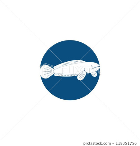 Fish Cork logo vector, Creative Fish Cork logo design concepts template 119351756