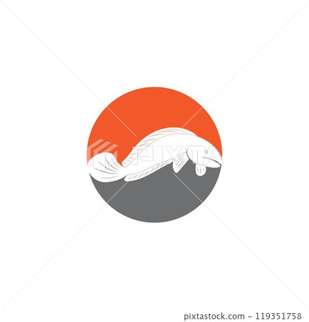 Fish Cork logo vector, Creative Fish Cork logo design concepts template Fish Cork logo vector, Creative Fish Cork logo design concepts template 119351758