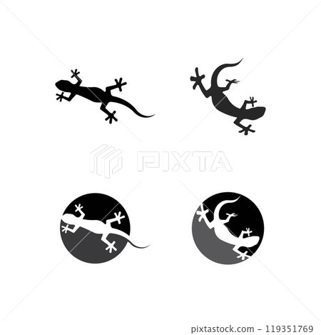 Lizard logo design vector template 119351769