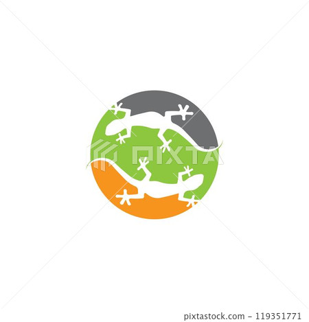 Lizard logo design vector template 119351771