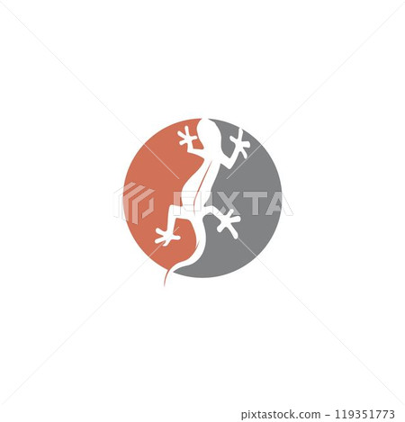 Lizard logo design vector template Lizard logo design vector template 119351773
