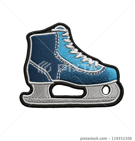 滑冰鞋刺繡補丁 滑冰鞋刺繡補丁 119352100