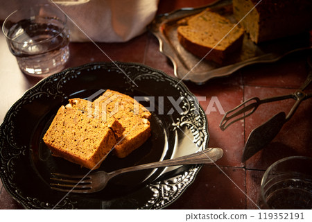 南瓜磅蛋糕 南瓜磅蛋糕 119352191