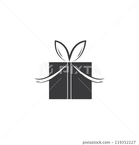 Gift Box, gift shop logo icon Vector 119352227