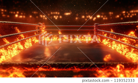 "Burning Flame Battle Ring" 119352333