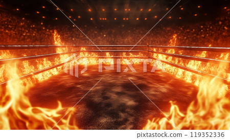 "Burning Flame Battle Ring" 119352336