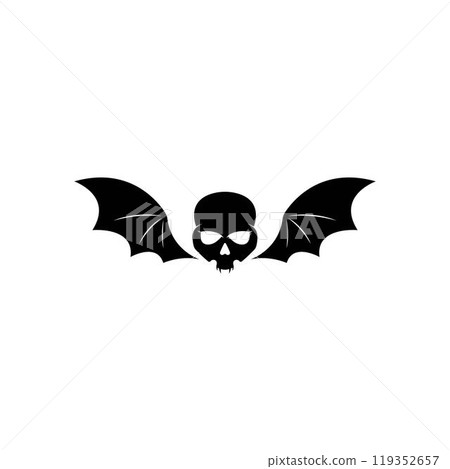 Skull logo vector illustration 119352657