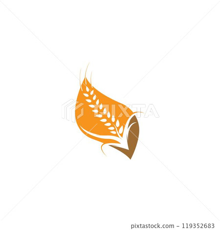Agriculture wheat Logo Template vector Agriculture wheat Logo Template vector 119352683