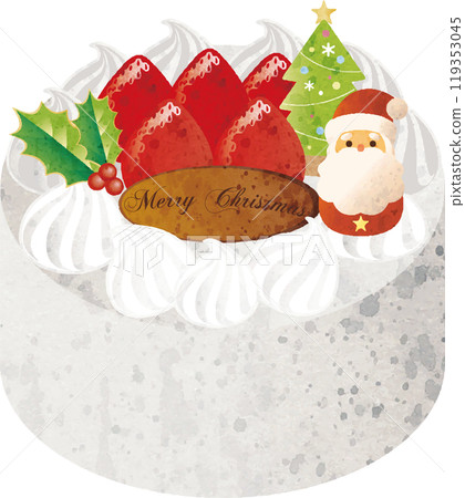christmas christmas cake christmas watercolor santa claus illustration material christmas christmas cake christmas watercolor santa claus illustration material 119353045