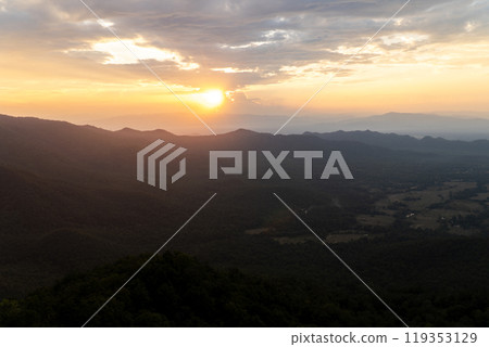 colorful dramatic sky with cloud at sunset colorful dramatic sky with cloud at sunset 119353129