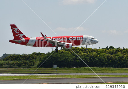 AirAsia A320 Narita approach Toyosu AirAsia A320 Narita approach Toyosu 119353930