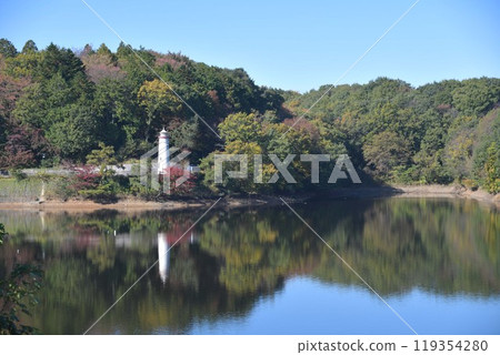 Autumn leaves of Lake Miyazawa Autumn leaves of Lake Miyazawa 119354280