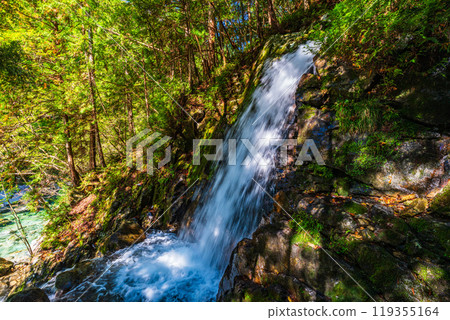 [Nagano Prefecture] Atera Valley, Rokudan Falls 119355164