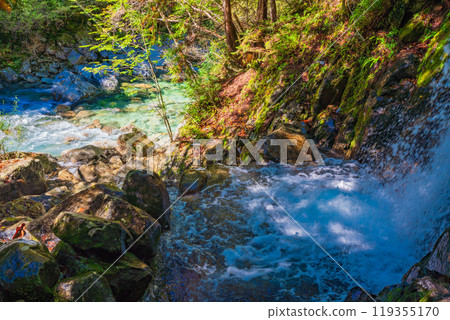 [Nagano Prefecture] Atera Valley, Rokudan Falls 119355170