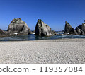 Jodogahama Beach and the blue sky 119357084