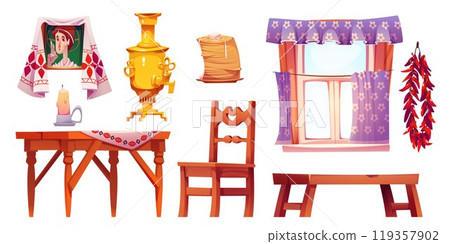 Old Russian kitchen furniture set 119357902