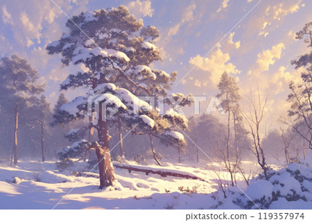 Snow mountain 119357974