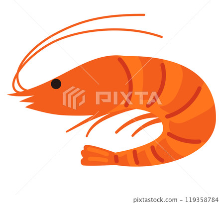 蝦的例證 119358784